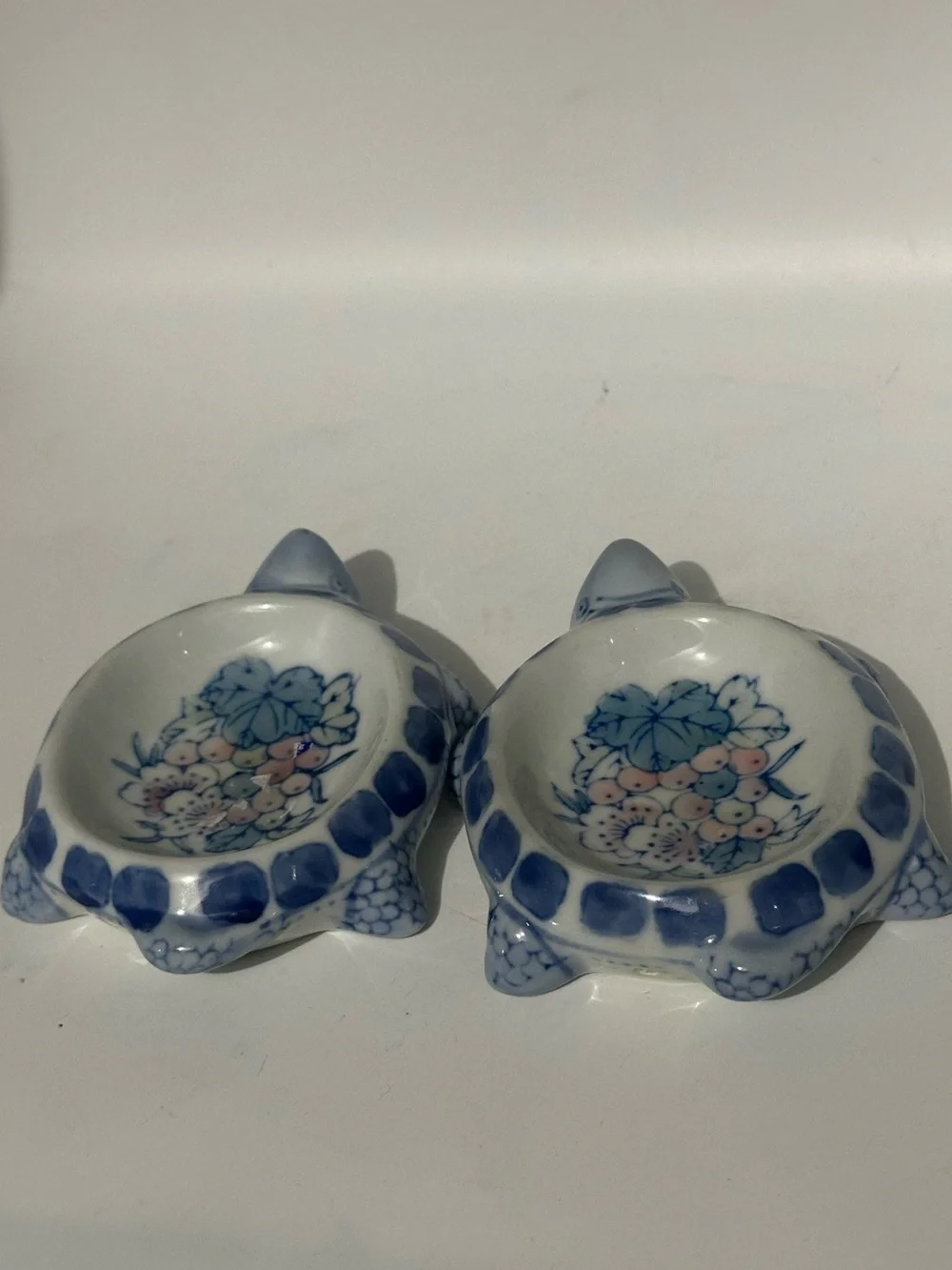 Blue and White Turtle trinket Dish Set - Home Art